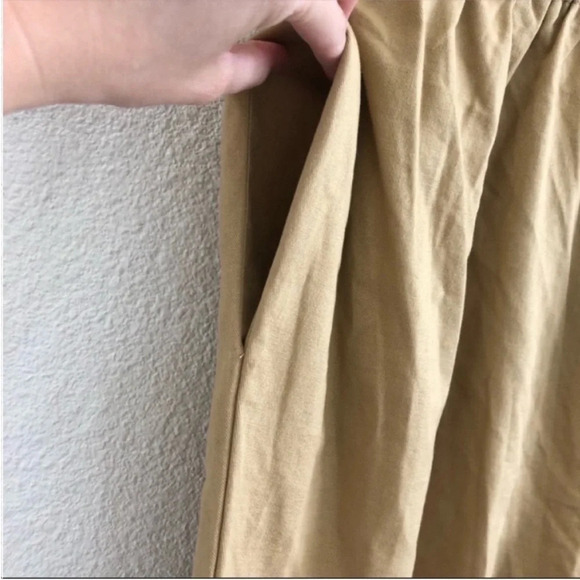 Superdown Marla Tie Front Trousers Khaki NWT - Picture 4 of 6